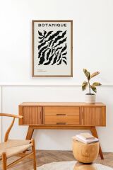 Soyut Ahşap Çerçeveli Tablo 50 x 70