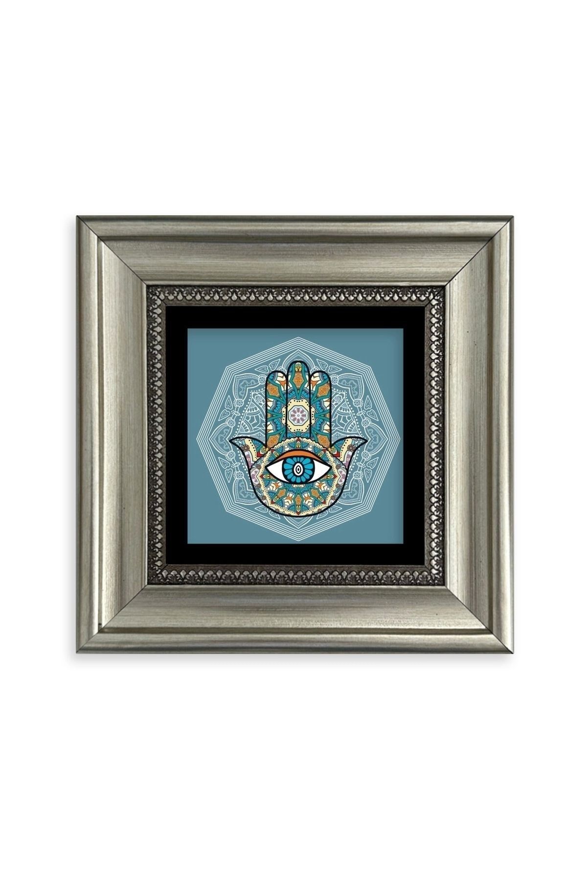 Fatma Ana Eli Çerçeveli Taş Tablo 20 cm