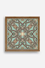 Motif Ahşap Çerçeveli Tablo 23 x 23