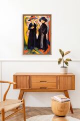 Ernst Ludwig Ahşap Çerçeveli Tablo 50 x 70