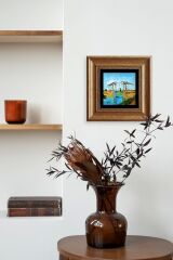 Van Gogh Çerçeveli Taş Tablo 20 cm