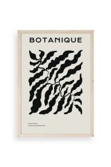 Soyut Ahşap Çerçeveli Tablo 30 x 42