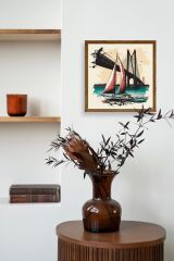 Köprü Ahşap Çerçeveli Tablo 23 x 23