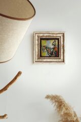 Atatürk Çerçeveli Taş Tablo , Çerçeveli Taş Duvar Dekoru-enkcrcvtbl-00127 20 cm