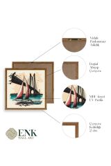 Köprü Ahşap Çerçeveli Tablo 23 x 23