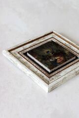 Çerçeveli Taş Tablo , Çerçeveli Taş Duvar Dekoru-enkcrcvtbl-00194 20 cm