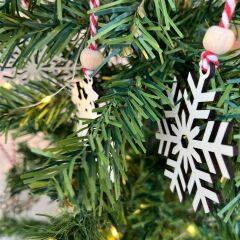 Ahşap Yılbaşı Ağaç Süsü-BY15