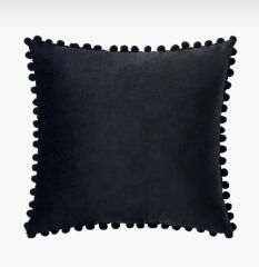 2'li ponponlu kırlent kılıf seti 40 x 40