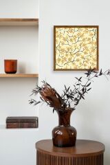 Dal Ahşap Çerçeveli Tablo 23 x 23