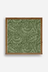 Yaprak Ahşap Çerçeveli Tablo 23 x 23