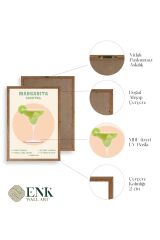 Margarita Ahşap Çerçeveli Tablo 30 x 42