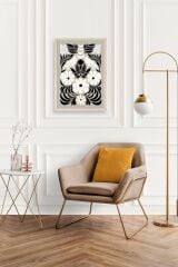 Çiçek Ahşap Çerçeveli Tablo 30 x 42