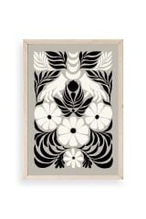 Çiçek Ahşap Çerçeveli Tablo 23 x 30