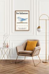 Les Lalanne Ahşap Çerçeveli Tablo 23 x 30