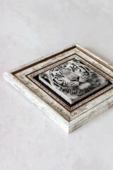 Çerçeveli Taş Tablo , Çerçeveli Taş Duvar Dekoru-enkcrcvtbl-00095 20 cm