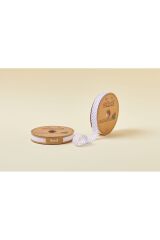 Biye Puanlı Katlı B07 Lila 2 cm 25 Metre %65 Koton %35 Polyester