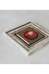 Bereket Duası Çerçeveli Taş Tablo , Çerçeveli Taş Duvar Dekoru 20 cm