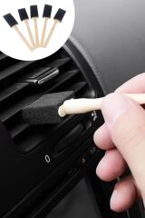 BUFFER® 5'li Araba Havalandırma Temizleme Fırçaları Klima Çıkışları,Toz Alma&Otomobil İçi Detaylı Mini Temizlik Aparatları