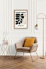 Yaprak Ahşap Çerçeveli Tablo 23 x 30