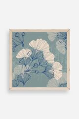 Çiçek Ahşap Çerçeveli Tablo 23 x 23