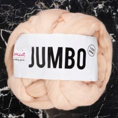 La Mia Jumbo Bej Dev Yün El Örgü İpi - J2
