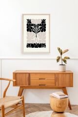 Çiçek Ahşap Çerçeveli Tablo 50 x 70