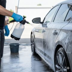 BUFFER® 2 Başlıklı Oto Köpük, Su Püskürtme ve Bitki Bakım Sulama Aleti Oto Yıkama Spreyi 2 Litre