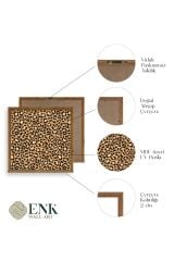 Desen Ahşap Çerçeveli Tablo 42 x 42