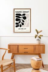 Yaprak Ahşap Çerçeveli Tablo 17 x 23