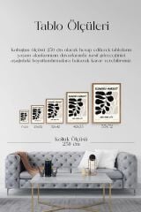 Yaprak Ahşap Çerçeveli Tablo 17 x 23