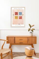 Hilma Af Klint Ahşap Çerçeveli Tablo 30 x 42