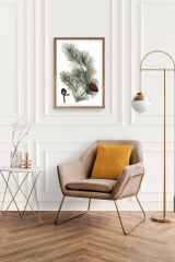 Çam Ahşap Çerçeveli Tablo 50 x 70