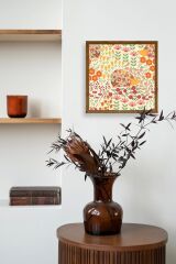 Kirpi Ahşap Çerçeveli Tablo 23 x 23