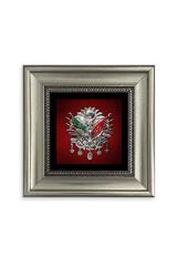 Osmanlı Tuğrası Çerçeveli Taş Tablo 20 cm