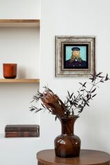 Van Gogh Çerçeveli Taş Tablo 20 cm