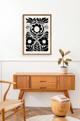 Desen Ahşap Çerçeveli Tablo 17 x 23