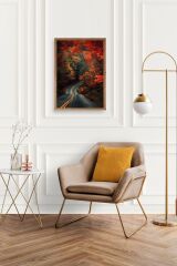 Manzara Ahşap Çerçeveli Tablo 23 x 30