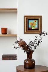 Van Gogh Çerçeveli Taş Tablo 20 cm