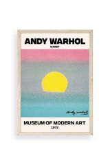 Andy Warhol Ahşap Çerçeveli Tablo 30 x 42
