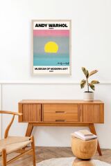 Andy Warhol Ahşap Çerçeveli Tablo 30 x 42