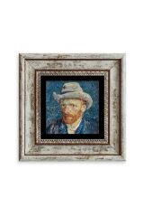 Van Gogh Çerçeveli Taş Tablo 20 cm
