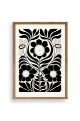 Desen Ahşap Çerçeveli Tablo 50 x 70