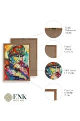 Atatürk Ahşap Çerçeveli Tablo 17 x 23