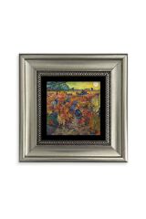 Van Gogh Çerçeveli Taş Tablo 20 cm
