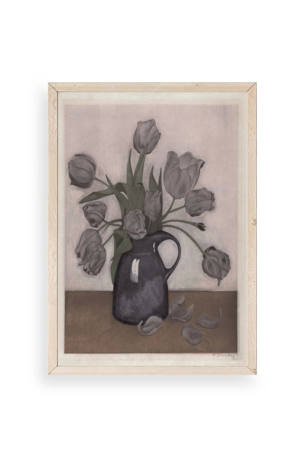 Everbag Ahşap Çerçeveli Tablo 17 x 23