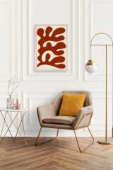 Soyut Ahşap Çerçeveli Tablo 17 x 23