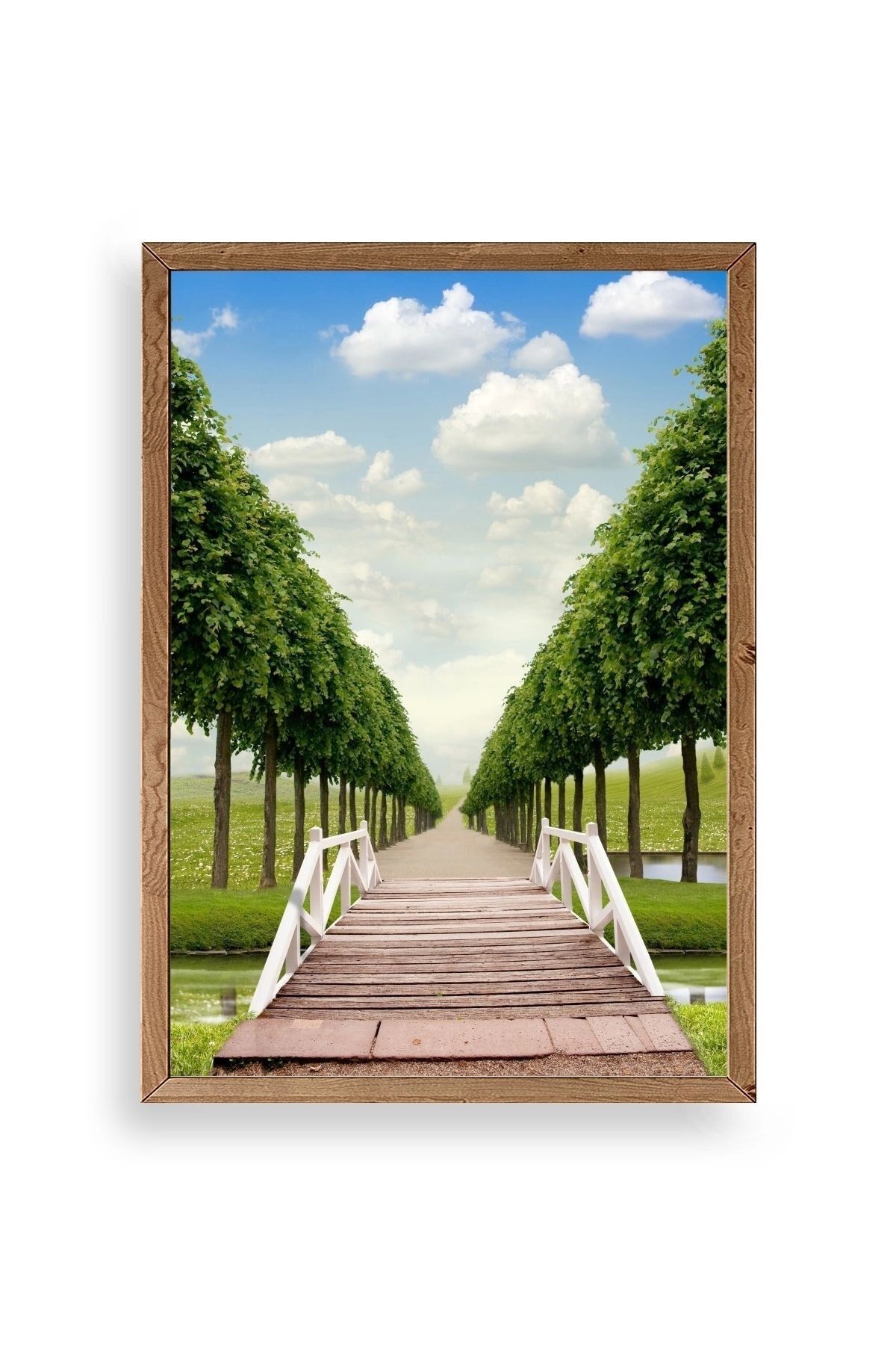 Manzara Ahşap Çerçeveli Tablo 50 x 70