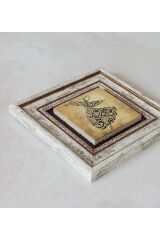 Semazen Çerçeveli Taş Tablo , Çerçeveli Taş Duvar Dekoru 20 cm