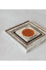 Nazar Ayeti Çerçeveli Taş Tablo , Çerçeveli Taş Duvar Dekoru 20 cm