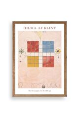 Hilma Af Klint Ahşap Çerçeveli Tablo 23 x 30